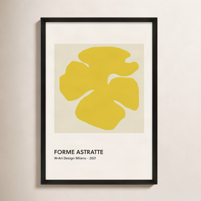 Deryn "Forme Astratte Yellow" Print