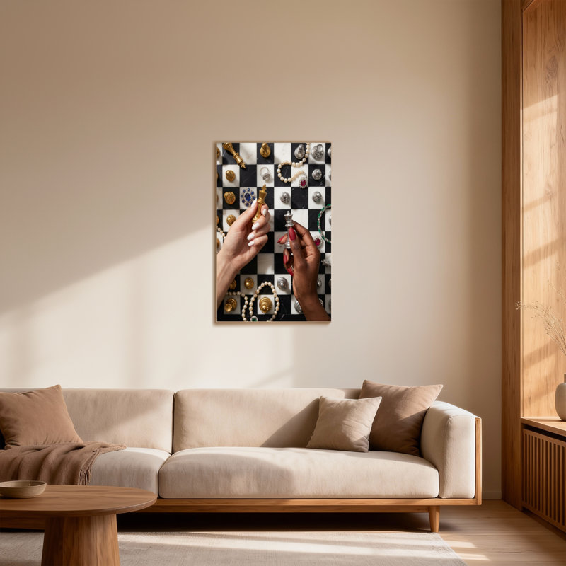 Jeu d'échecs Fashion, H 24 po x l 16 po