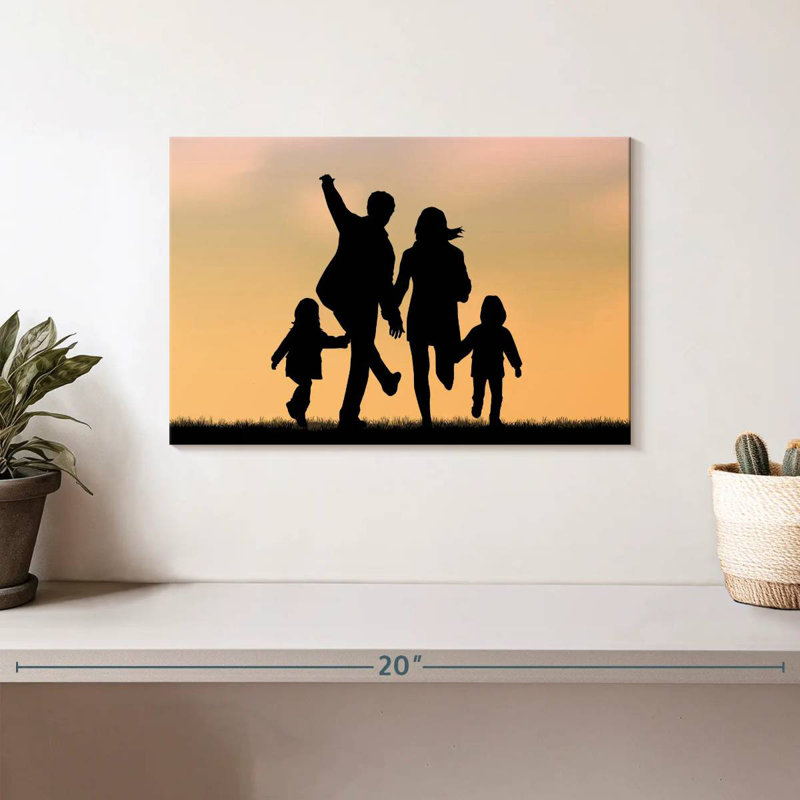 Silhouette de famille Leisha