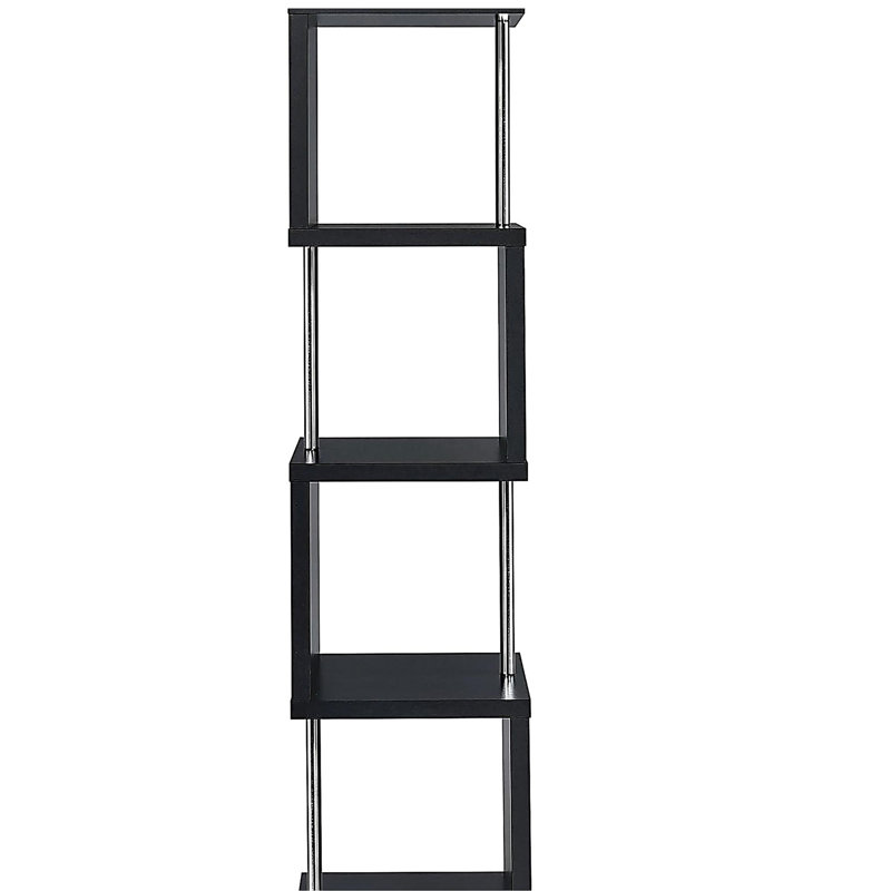 Black Chrome 4-tier Shelf