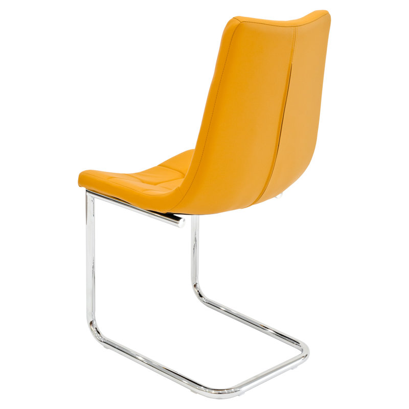 Upholstered Dining Chair, Yellow