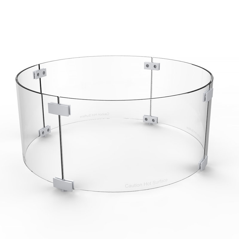 Verre de garde-flamme au vent vent