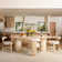 Gwyneth Rubberwood Upholstered Dining Chair, Cream