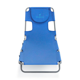 Chaise de plage inclinable 