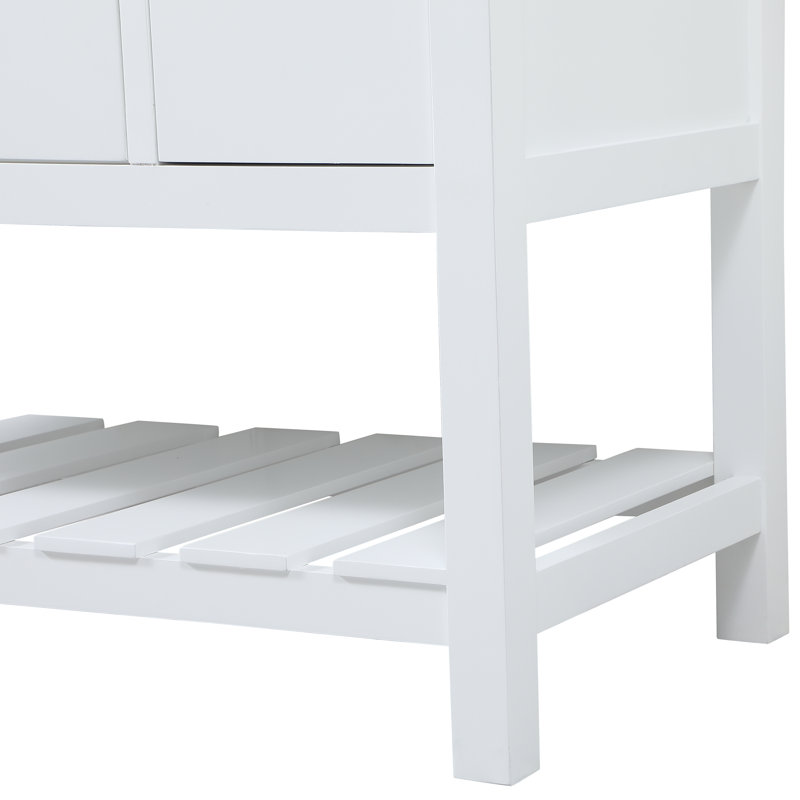 Ensemble de meuble-lavabo simple 48 po Pelaghia, Blanc