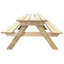 Wood Patio Dining Set with Rectangular Table