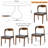 Ikerne 4 - Person Round Solid Wood Dining Set-37892315-53036863