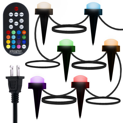 Bronze Plug-in Integrated LED Metal Pathway Light
