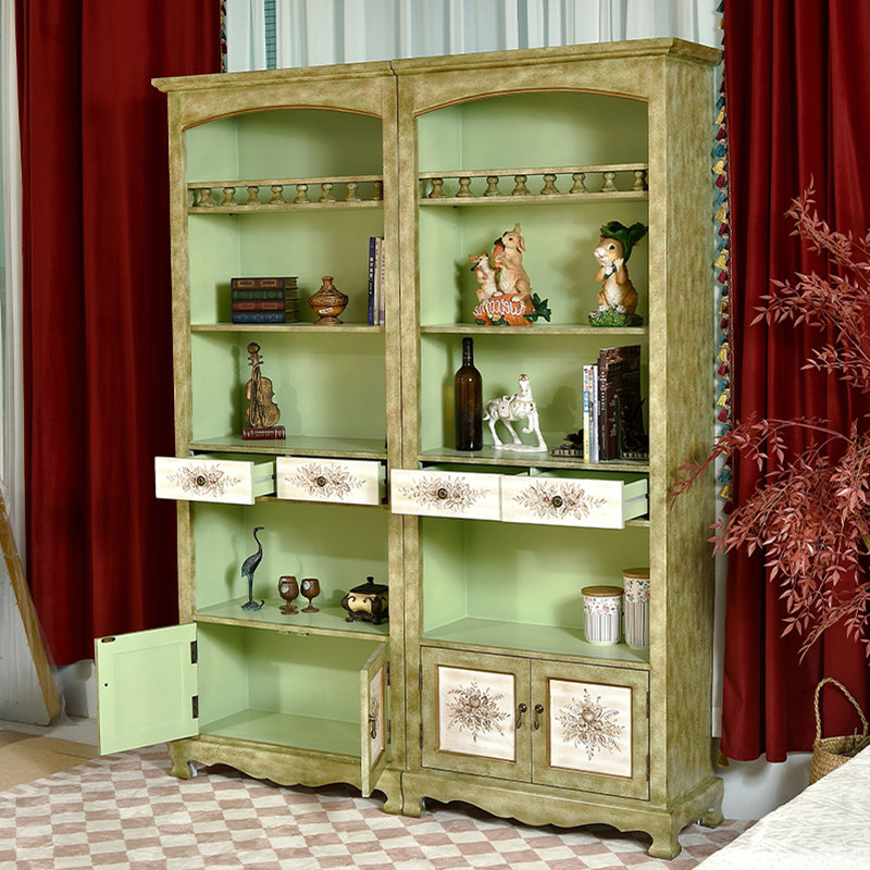 Bibliothèque de style champêtre