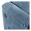 Canapé-lit 72,8 po en velours côtelé avec matelas pleine grandeur, deux ports USB, deux porte-gobelets, deux poches latérales et un support pour téléphone pour le salon, bleu marine-586855275
