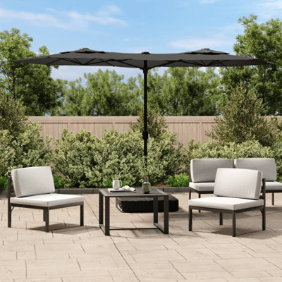Double-Head Garden Parasol 316x240 cm