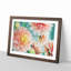 Pale Pink Dahlia Flowers in Bloom - Framed Print-56842213-56842217