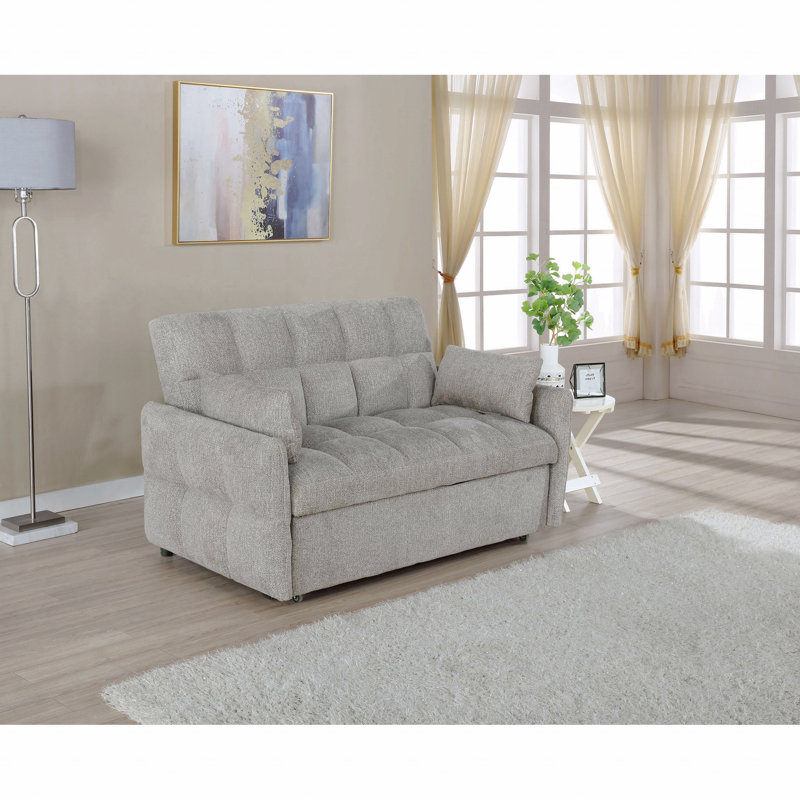 Coussin de canapé-lit gigogne escamotable, Gris