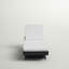 Chaise longue d'extérieur en rotin Convene-1853069806