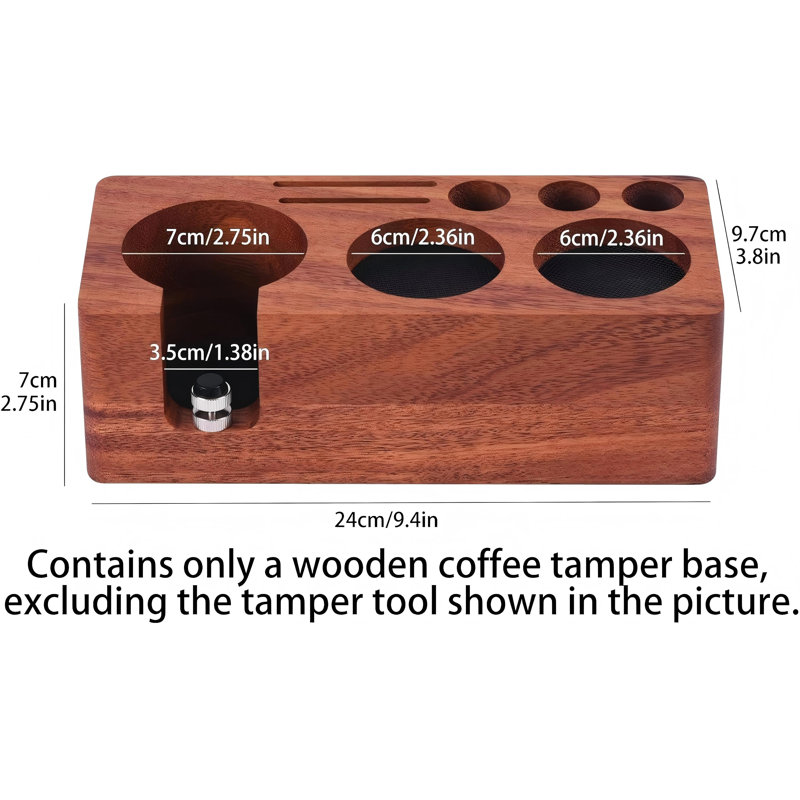 Espresso Tamping Station 58mm for Breville Machines | Barista Workstation with Tamper, Distributor, Portafilter Holder & Multi-Accessory Storage