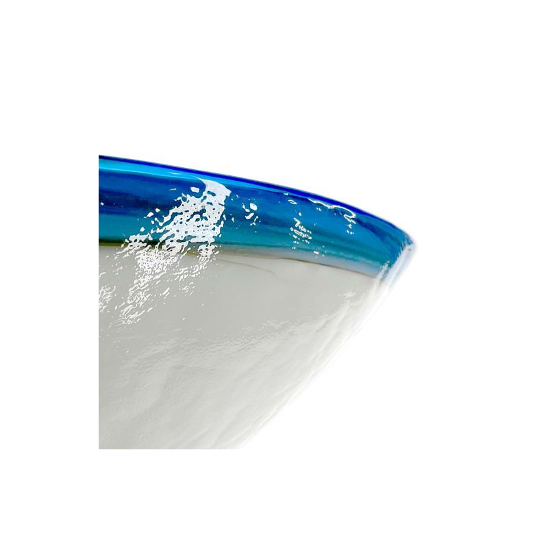 Murano Glass Specialty Vessel Bathroom Sink, Marina