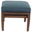 Ensemble de fauteuil club et repose-pieds 2 pièces Courtyard Casual Avalon FSC Teak