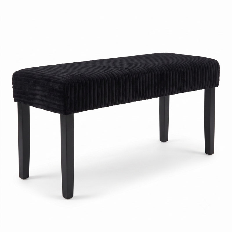 Guymon Dining Bench, Black