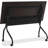Rectangle Flip Top 23.63'' L Training Table with Casters and Modesty Panel and Cable Management-73574290-21869754-21869753