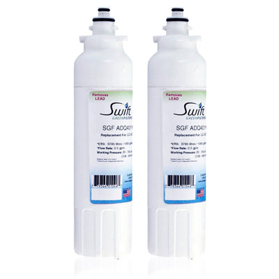 Filtre à eau de réfrigérateur compatible avec la norme TG800P, ADQ73613401 de SGF-ADQ401 Rx