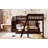 Twin Over Full L-Shaped Bunk Bed With 3 Drawers, Ladder And Staircase-1937892328