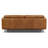 York 89" Full-Grain Genuine Leather Sofa