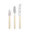 Fantasia Pewter Cheese Knives - 3 Pieces - Light Blue-384434041