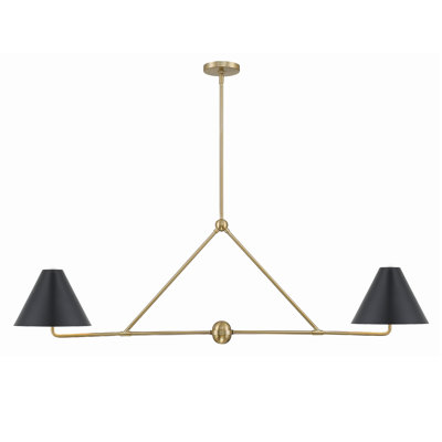 Lustre linéaire moderne à 4 lumières Kinston