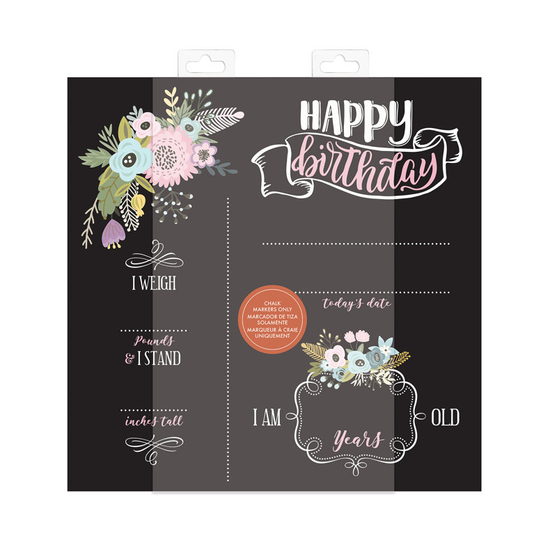 Tableau d'anniversaire floral