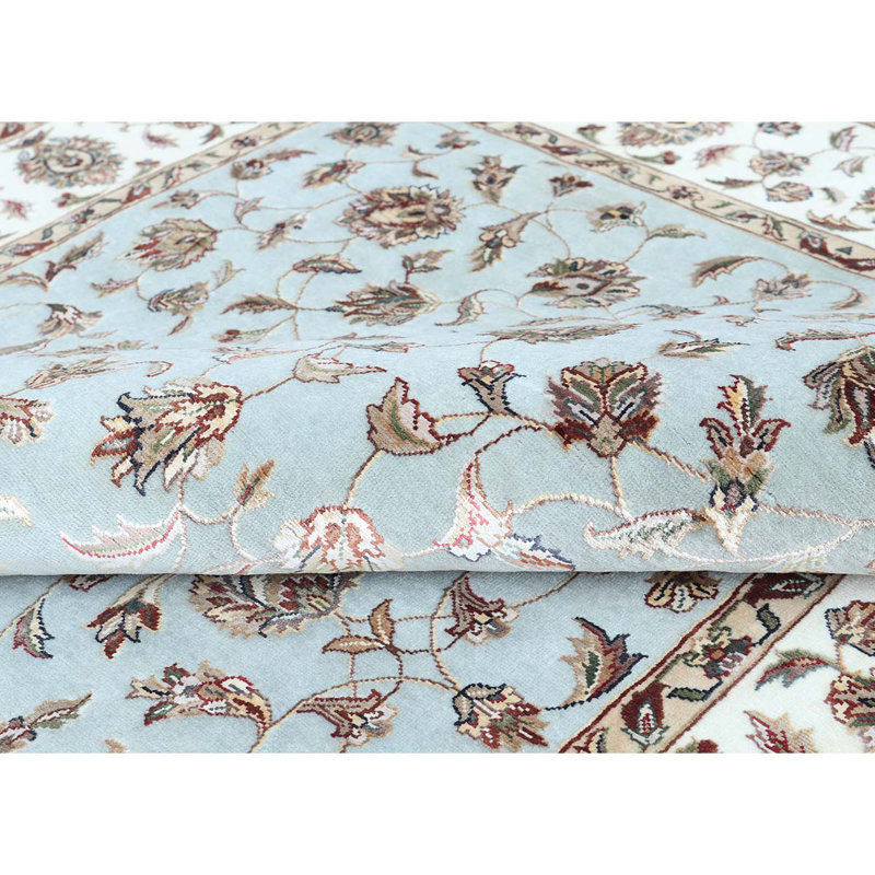 Wool Oriental Area Rug, Rectangle 6' x 9'