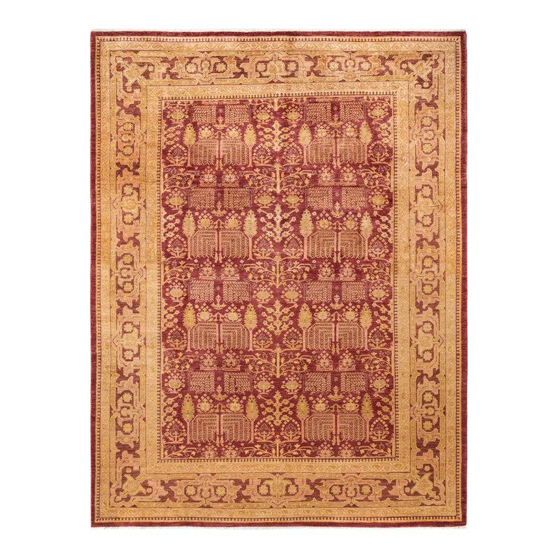 Lillianah One-of-a-Kind 9' 2" X 12' 5" Hand Knotted Area Rug