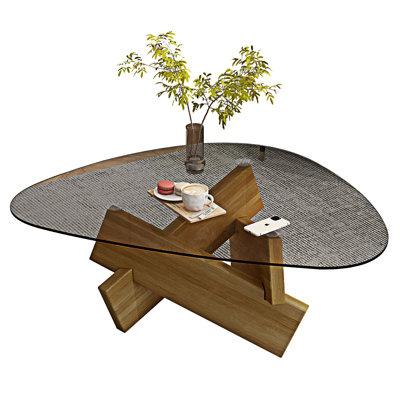 Coffee Table with Glass Top