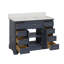 Ensemble de meuble-lavabo simple P 22 po x H 35 po avec comptoir gris quartz Ronnie-1381031237-1394891399