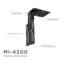 Support de plafond noir pouvant supporter jusqu'à 18 lb