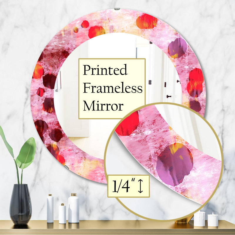 Miroir décoratif Spheres, H 31,5 po x l po
