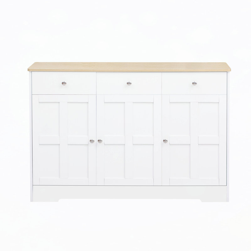 Versatile Sideboard with Drawers for Various Rooms, Enhancing Storage and Style