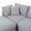 Grand canapé modulaire de cinéma maison modulaire en chenille de 128 pouces