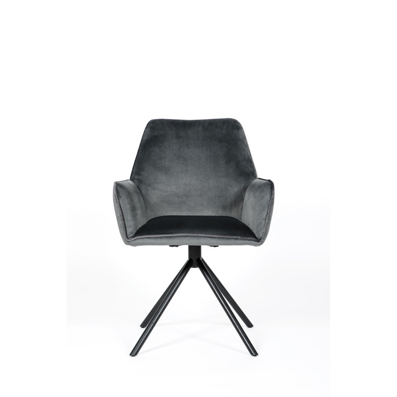 46cm H Upholstered Armchair, Grey