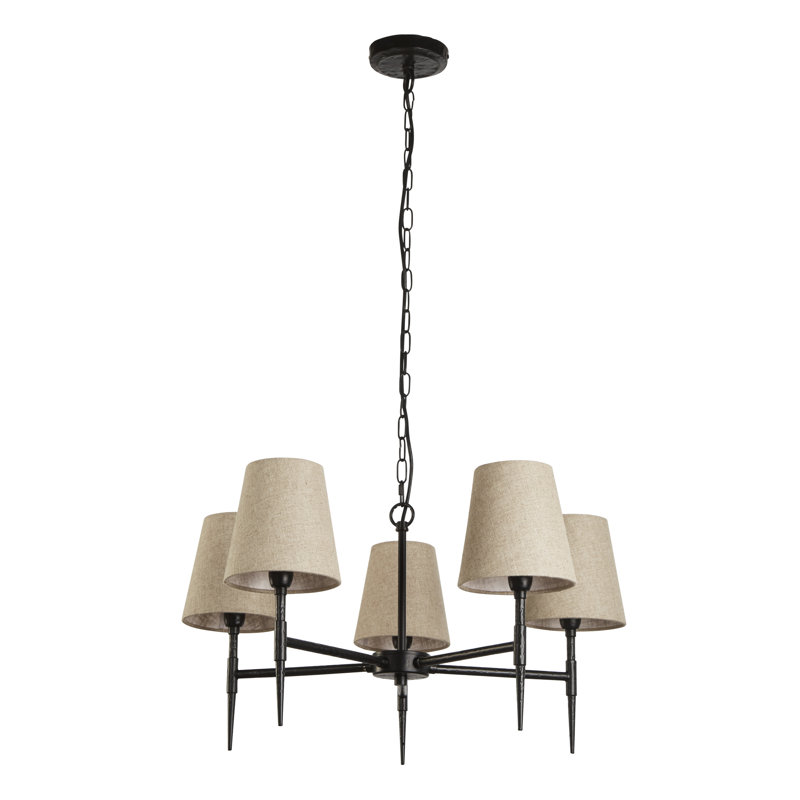 Annabele 5 - Light Shaded Chandelier