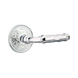 Round Privacy (Bed & Bath) Door Lever with Round Rosette