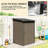 Lockable Storage Sheds, Galvanized Steel Compact Lean To For Home Yard