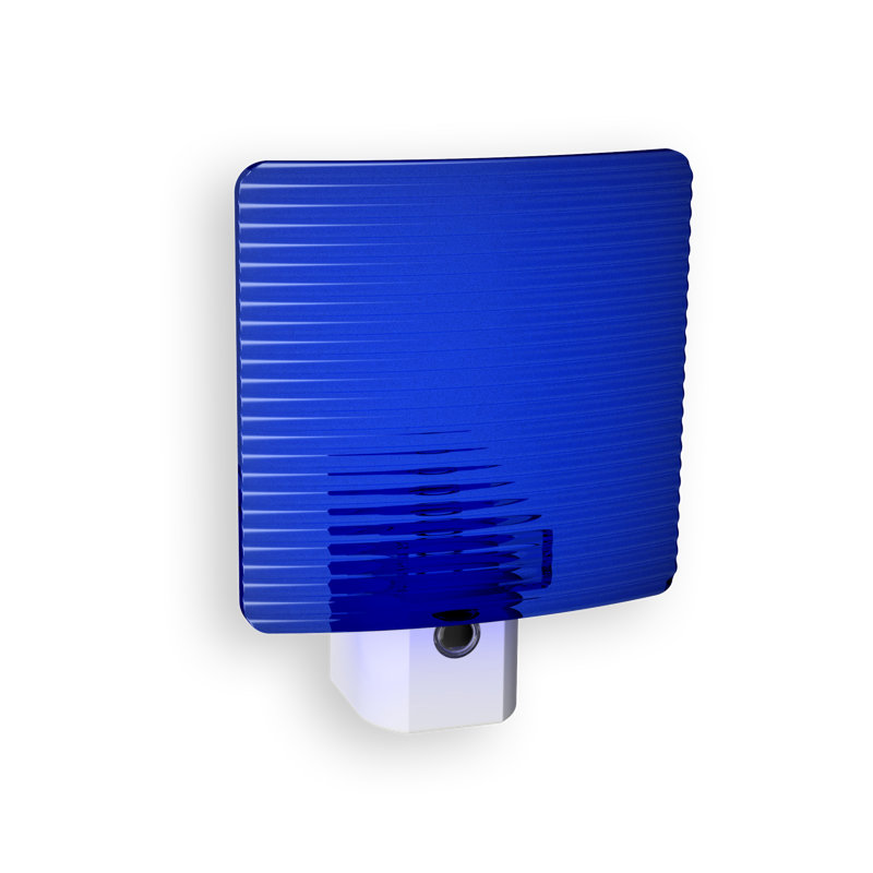 Wave LED Night Light, Blue