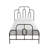Boutique Olivia Metal Bed