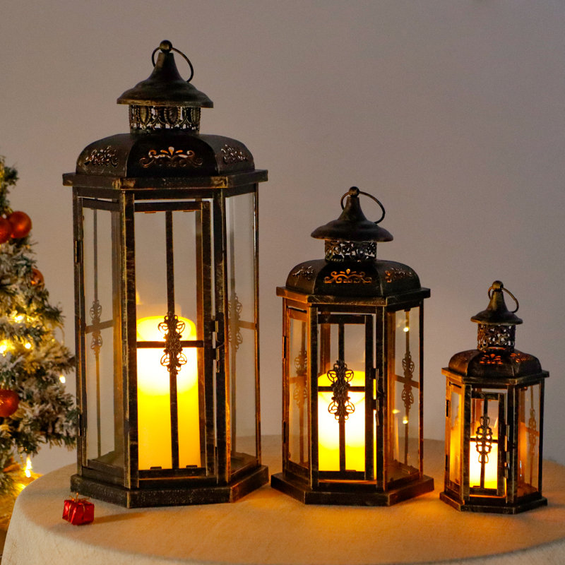 Metal Tabletop Lantern