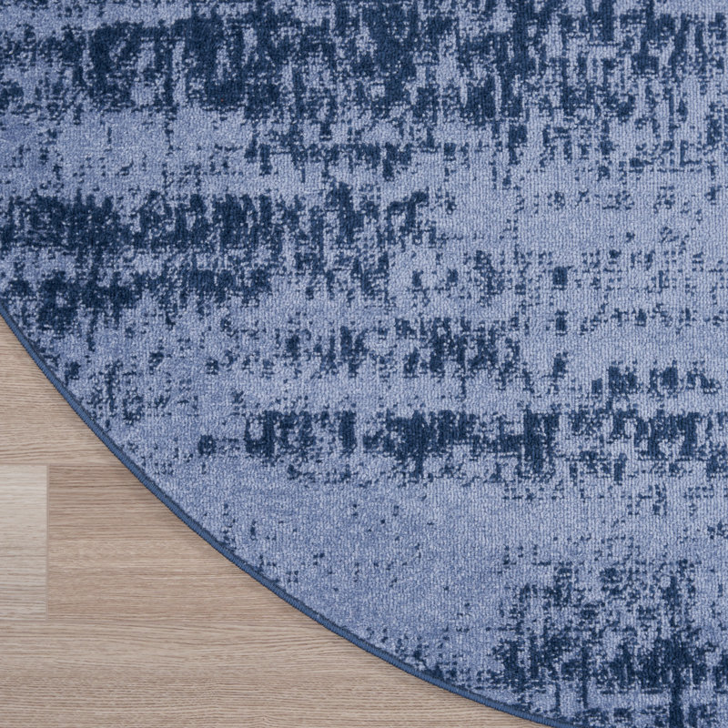Tapis intérieur / extérieur Nourison Essentials Denim, Rond 8 pi