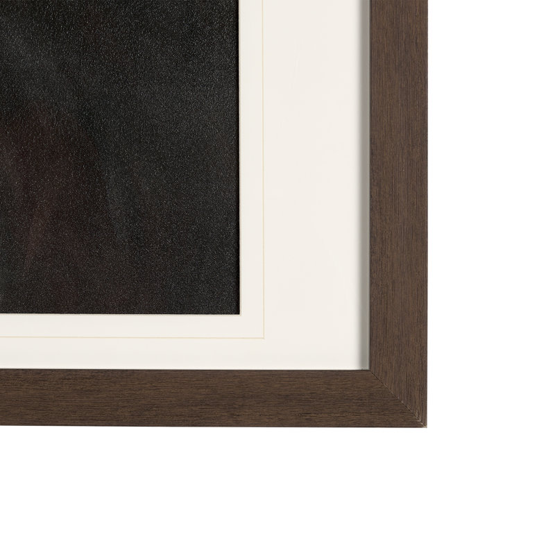 Running Wild - Speed Hand Embelished Textured Framed Art Print Matted under Glass
