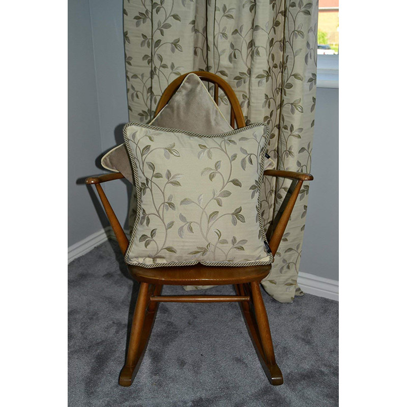 Choate Floral Square Cushion Cover, 43 x 43cm, Natural