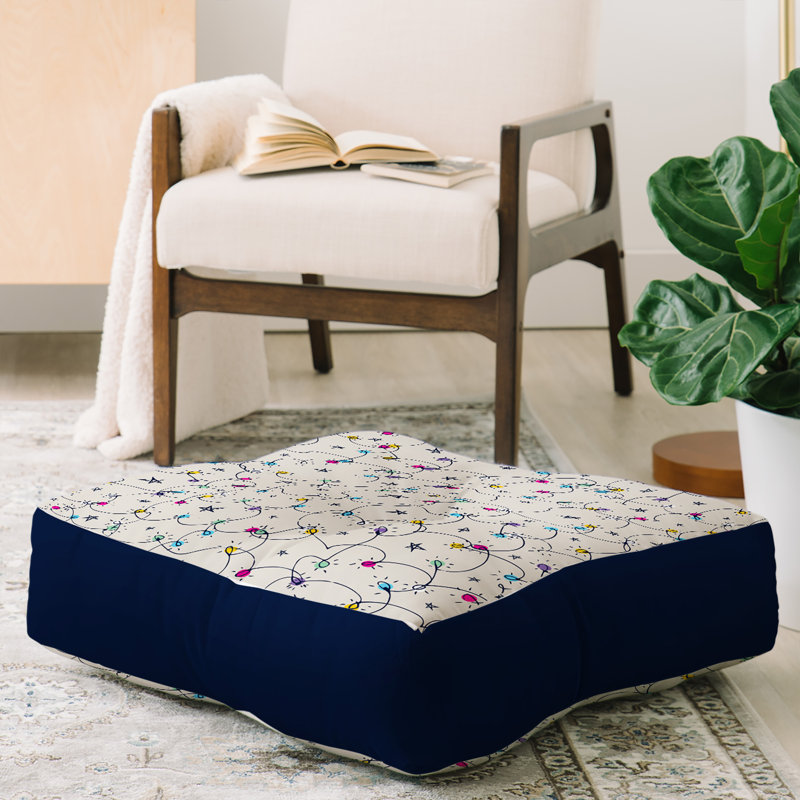 Coussin de sol avec lumières de fée sam osborne