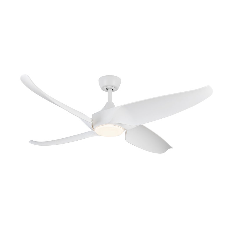 Coronado Smart LED Downrod Ceiling Fan, White