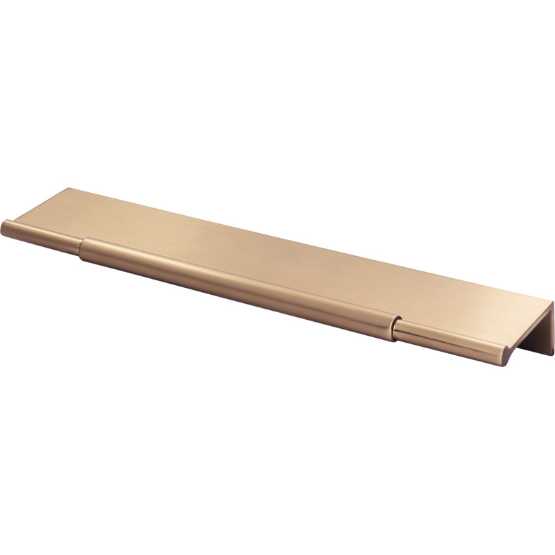 Crestview Finger Pull, Honey Bronze, 6" Center to Center